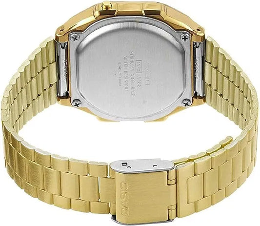 Prime Go - Vintage Gold Digital Metal Watch